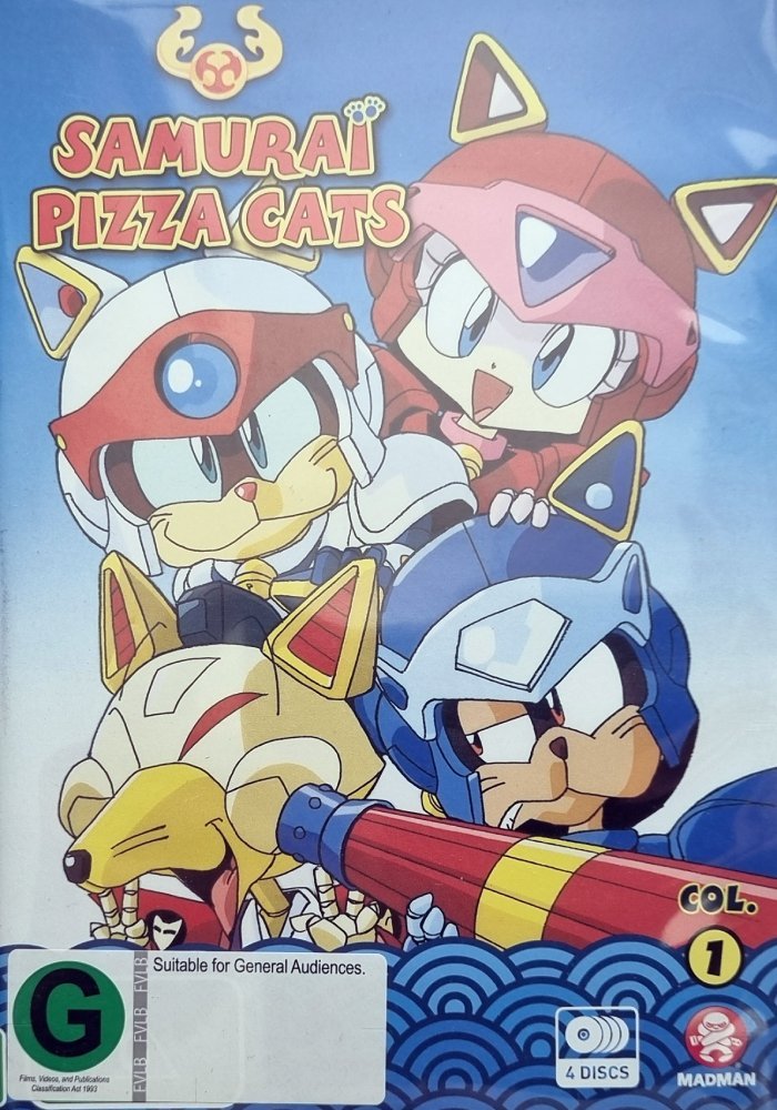 Samurai Pizza Cats: Collection 1 - 1996 (DVD) - Vinyl Kitchen