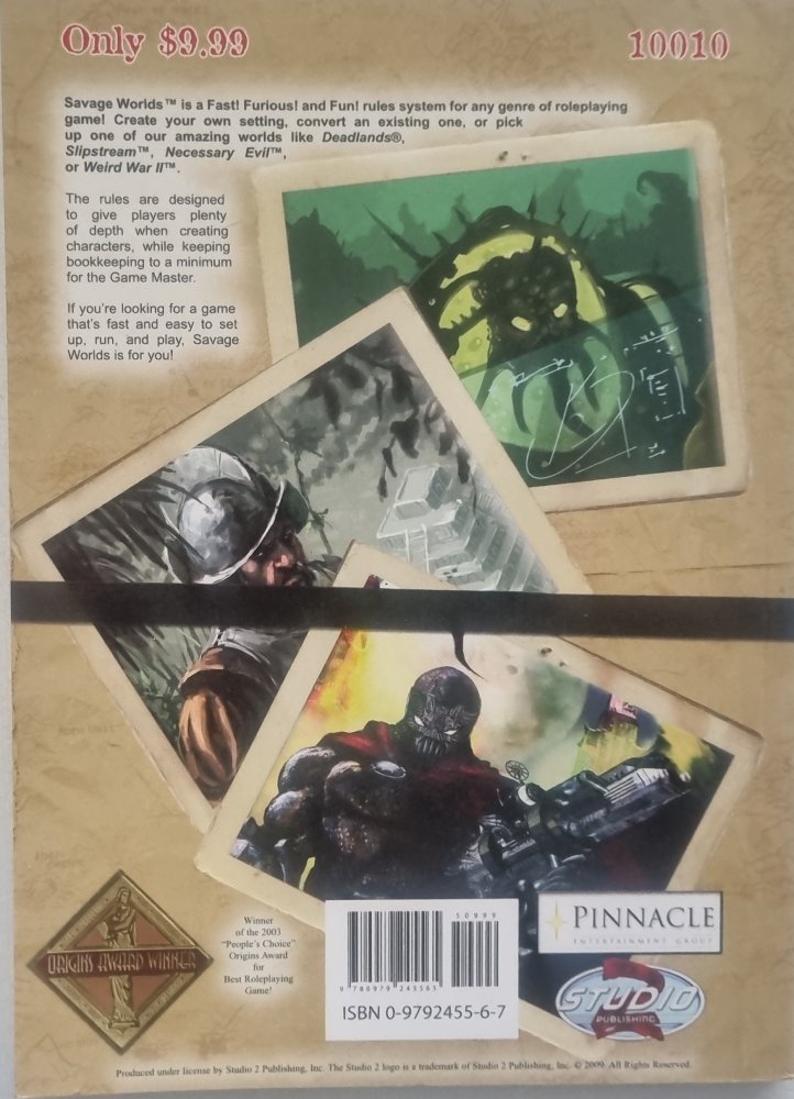 Savage Worlds - Explorer's Edition - Vinyl Kitchen