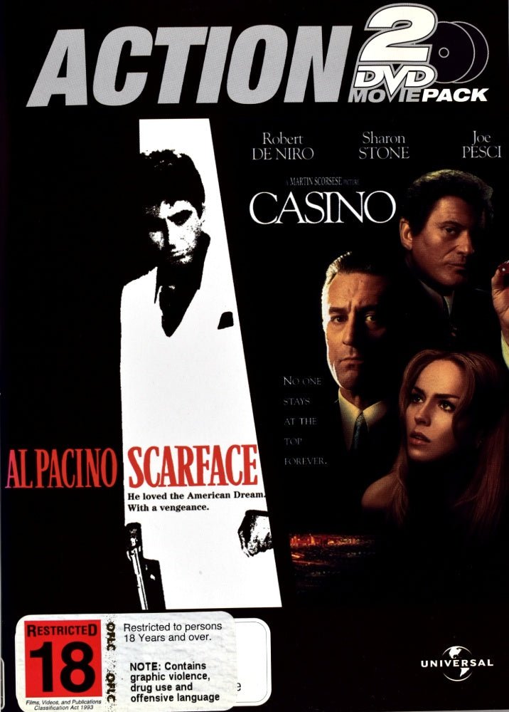 Scarface / Casino - 1983 (DVD) - Vinyl Kitchen