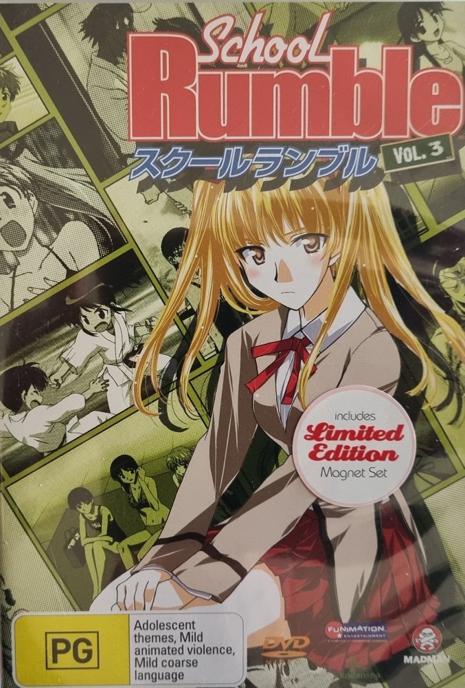School Rumble: Volume 3 - 2004 (DVD) (Brand New) - Vinyl Kitchen