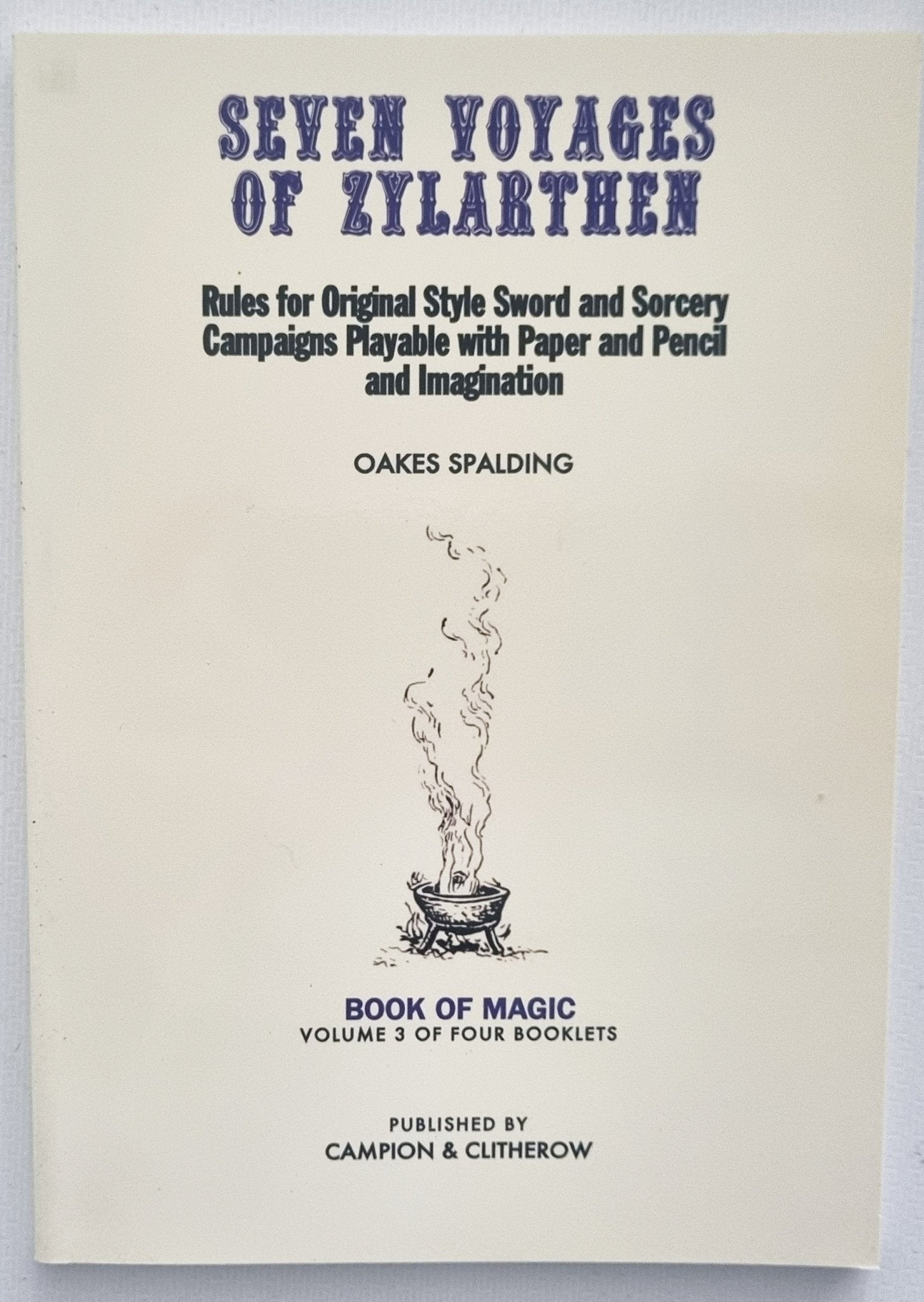 Seven Voyages of Zylarthen - Old School RPG - Vinyl Kitchen