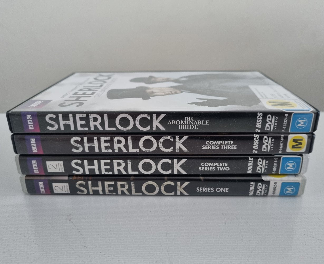 Sherlock Holmes Series 1, 2, 3 & The Abominable Bride (DVD) - Vinyl Kitchen
