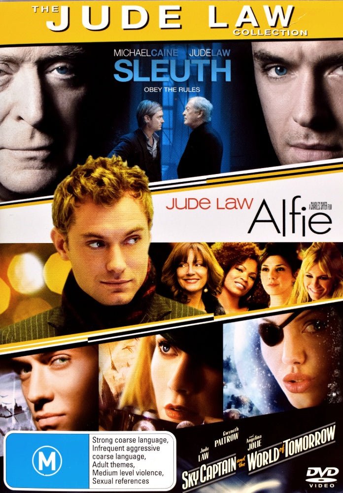 Sleuth / Alfie / Sky Captain And The World Of Tomorrow - 2007 (DVD) - Vinyl Kitchen
