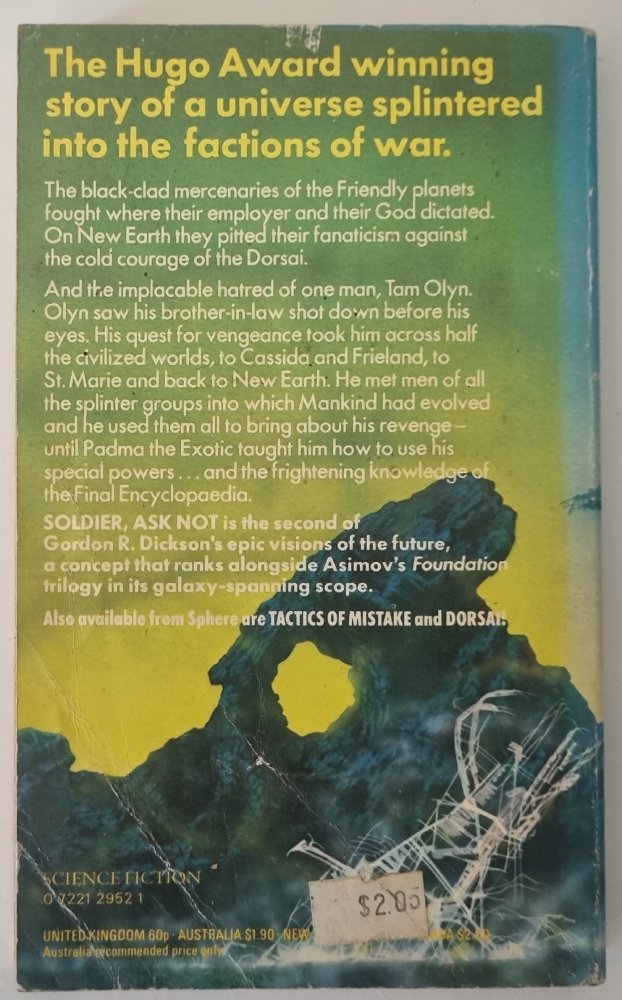 Soldier, Ask Not - Gordon R. Dickson - Vinyl Kitchen