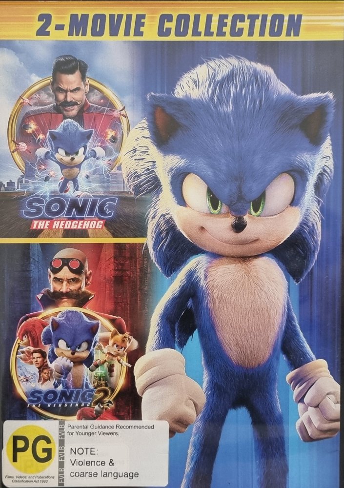 Sonic the Hedgehog / Sonic the Hedgehog 2 (DVD) - Vinyl Kitchen