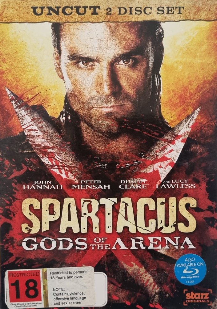 Spartacus - Gods of the Arena Uncut (DVD) - Vinyl Kitchen