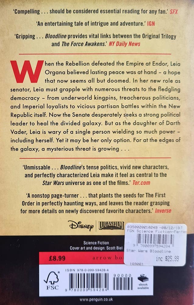 Star Wars: Bloodline - Vinyl Kitchen