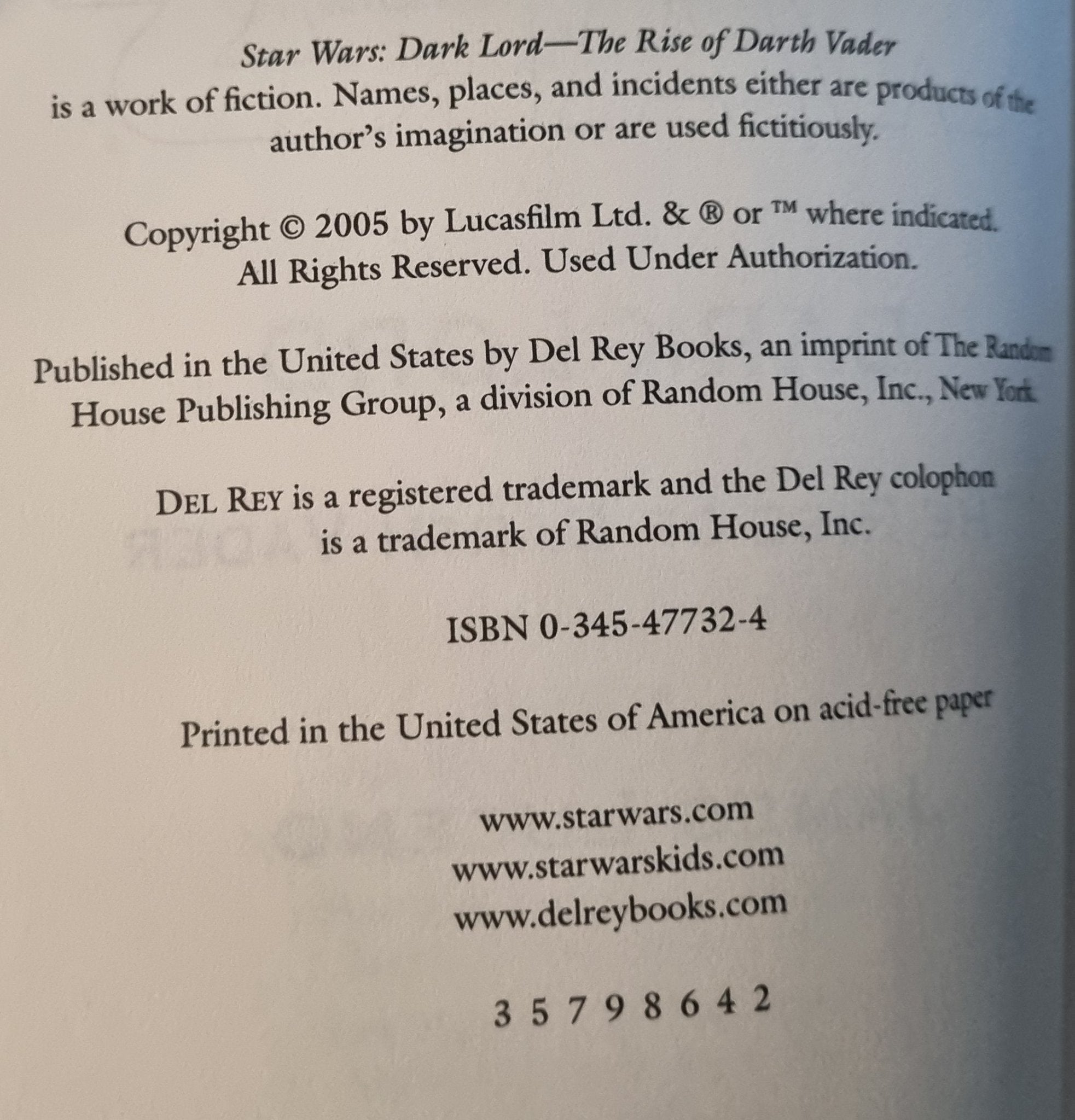 Star Wars: Dark Lord The Rise of Darth Vader - Hardcover - Vinyl Kitchen