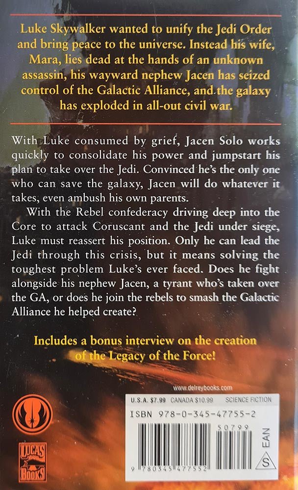 Star Wars: Legacy of the Force - Inferno - Vinyl Kitchen