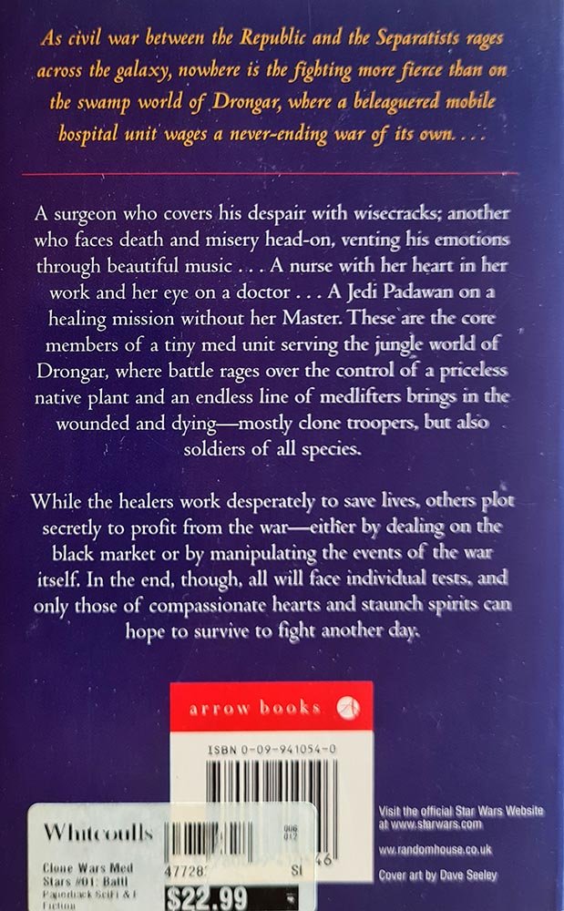 Star Wars: Medstar I - Battle Surgeons - A Clone Wars Novel - Vinyl Kitchen