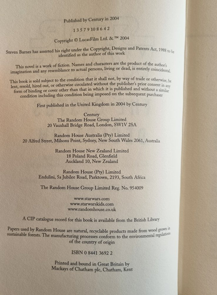 Star Wars The Cestus Deception - Hardcover - Vinyl Kitchen