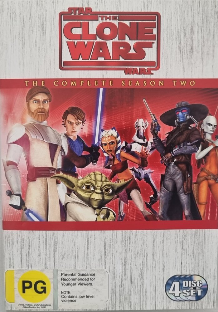 Star Wars - The Clone Wars - The Compete Season Two (DVD) - Vinyl Kitchen