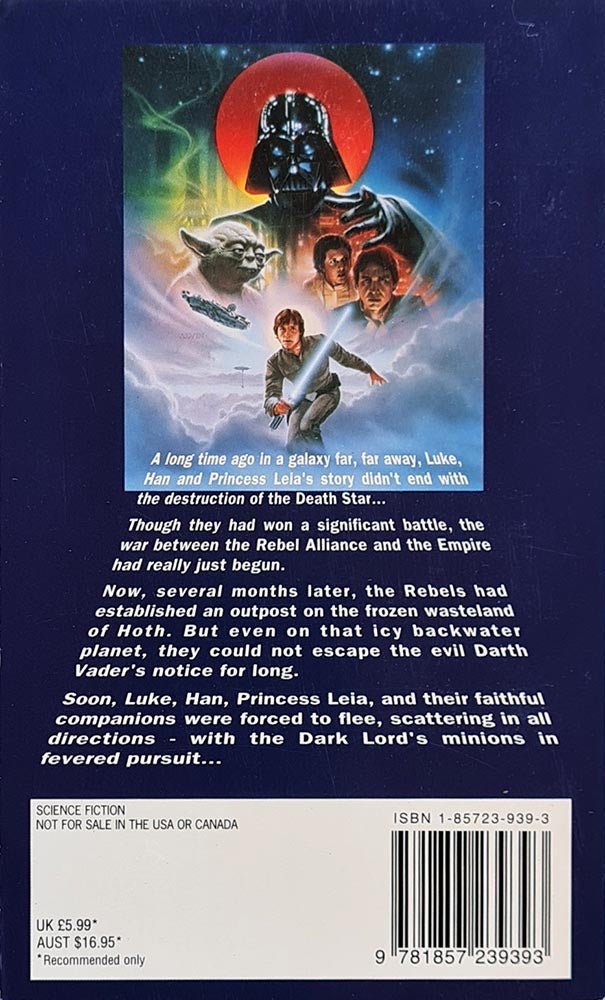 Star Wars: The Empire Strikes Back - Paperback - Vinyl Kitchen