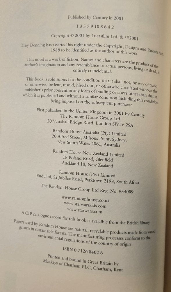 Star Wars The New Jedi Order: Star by Star - Hardcover - Vinyl Kitchen