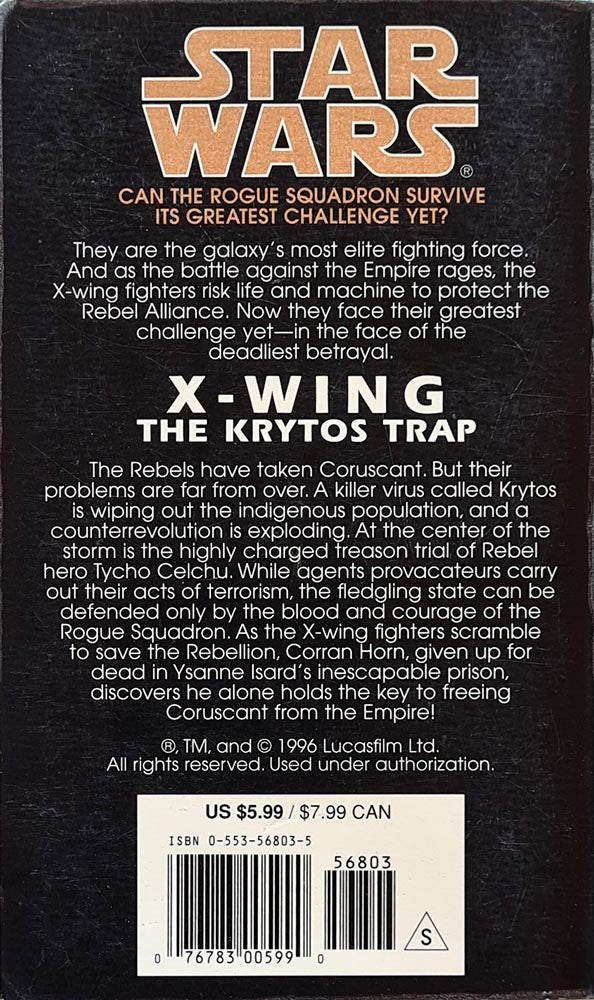 Star Wars: X - Wing The Krytos Trap - Book 3 - Vinyl Kitchen