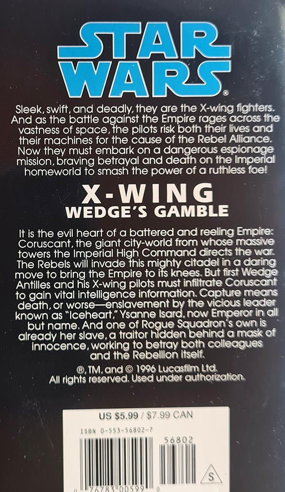 Star Wars: X - Wing Wedge's Gamble - Book 2 - Vinyl Kitchen