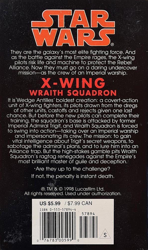 Star Wars: X - Wing Wraith Squadron - Book 5 - Vinyl Kitchen