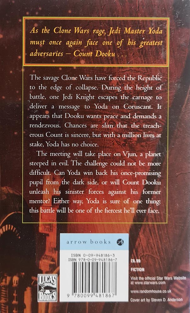 Star Wars: Yoda Dark Rendezvous - A Clone Wars Novel - Vinyl Kitchen