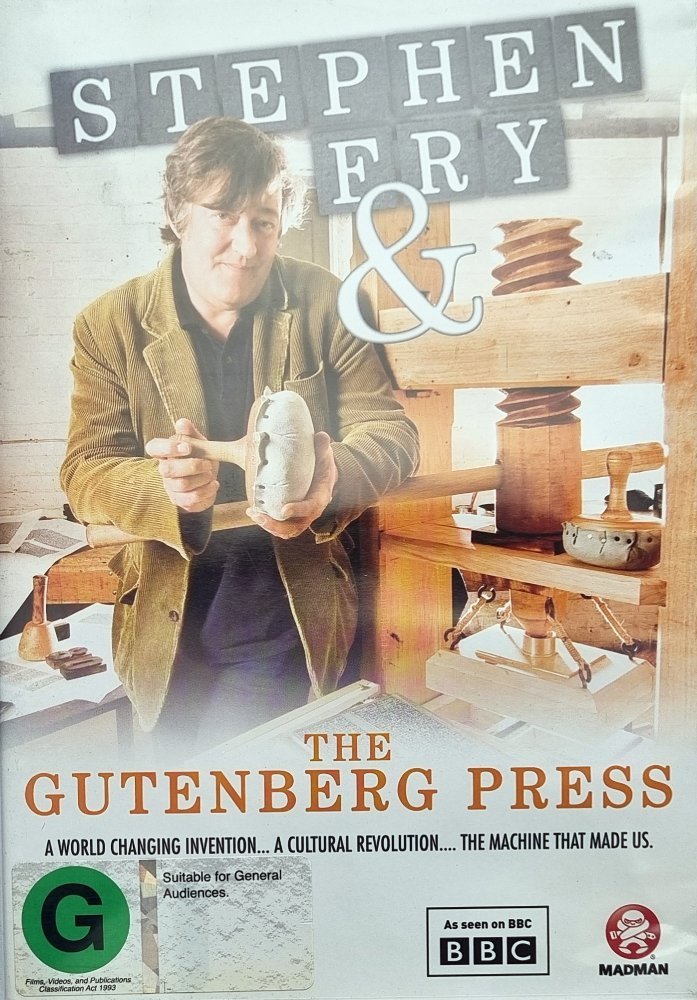 Stephen Fry & The Gutenberg Press - 2010 (DVD) - Vinyl Kitchen