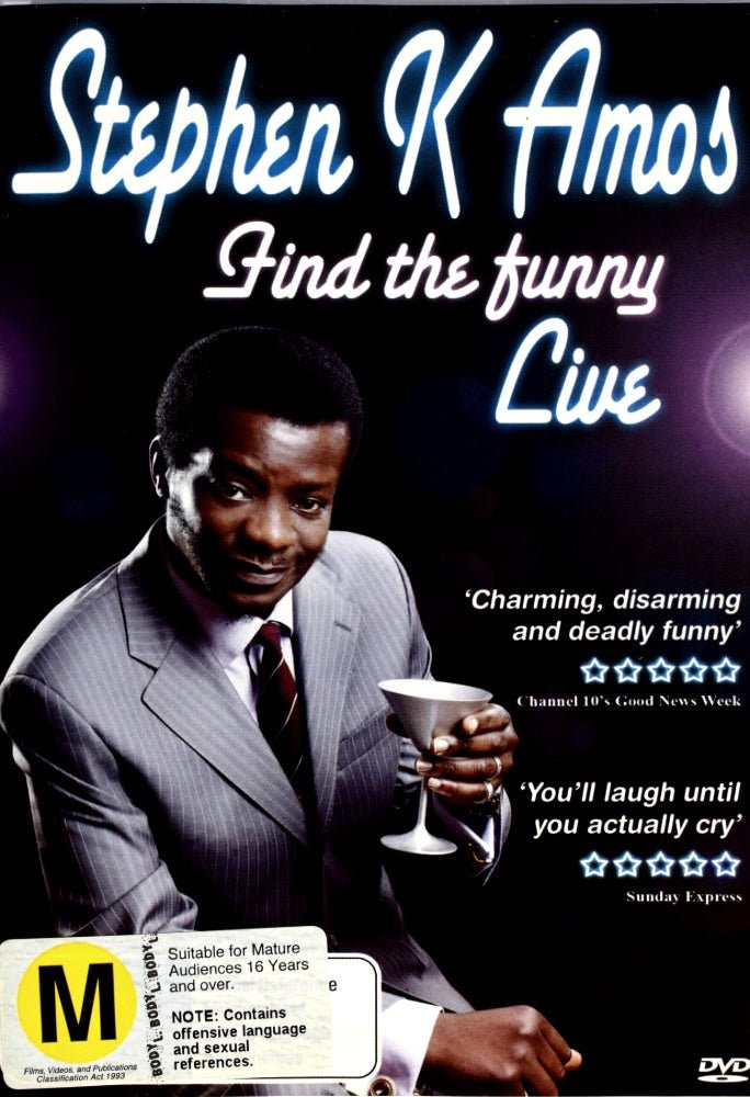 Stephen K Amos: - Find the funny - 2009 (DVD) - Vinyl Kitchen