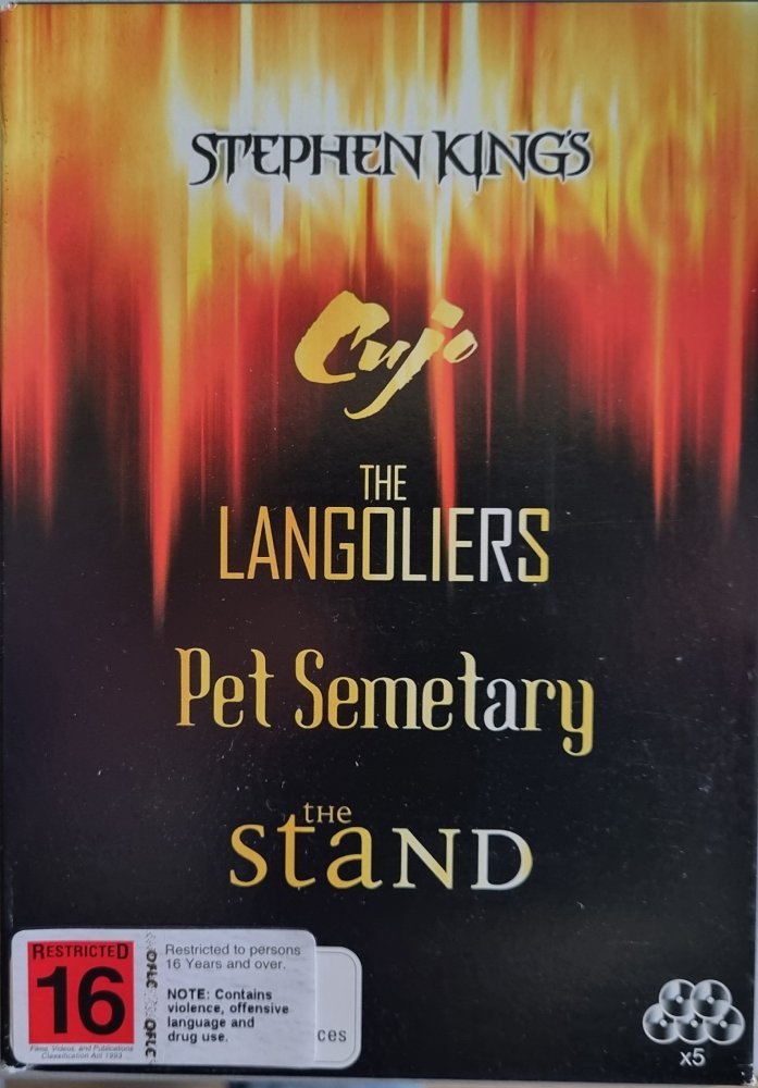 Stephen King's: Cujo / The Langoliers / Pet Semetary / The Stand - 1983 (DVD) - Vinyl Kitchen
