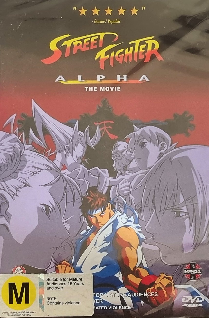 Street Fighter Alpha - 1999 (DVD) Brand New - Vinyl Kitchen