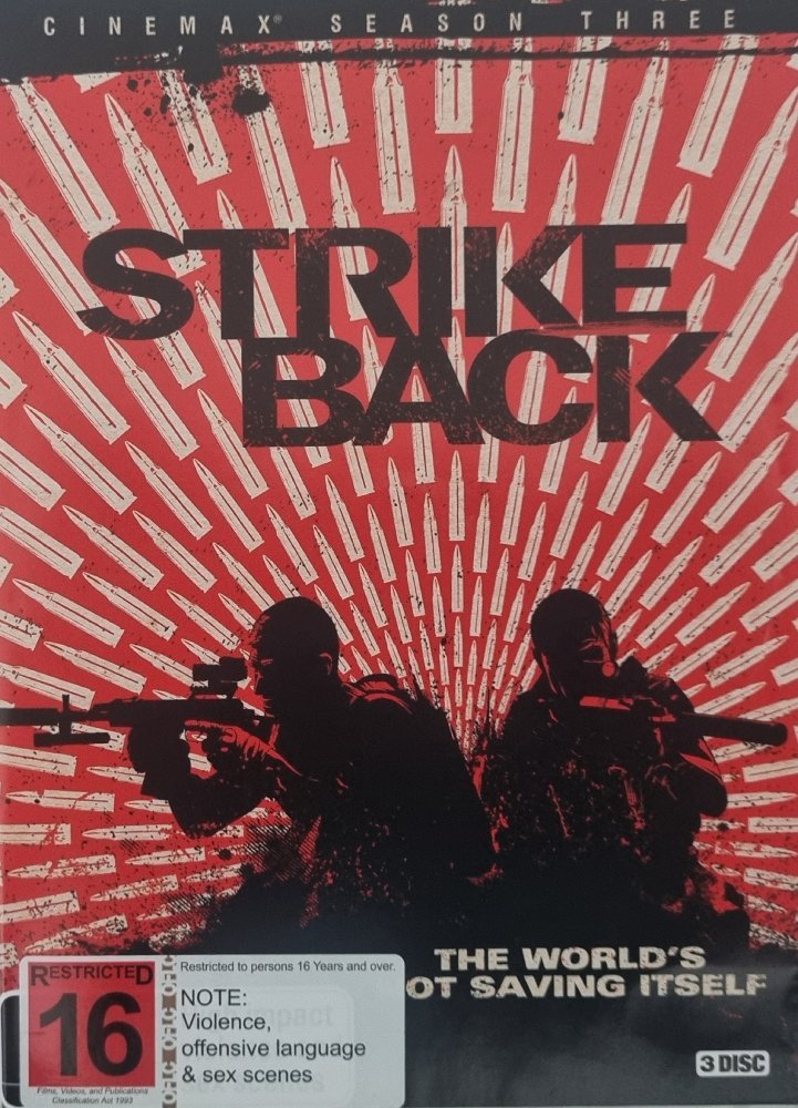 Strike Back - The Complete Third Season (DVD) - Vinyl Kitchen