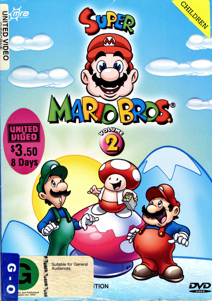 Super Mario Bros. Volume 2 (DVD) EX RENTAL