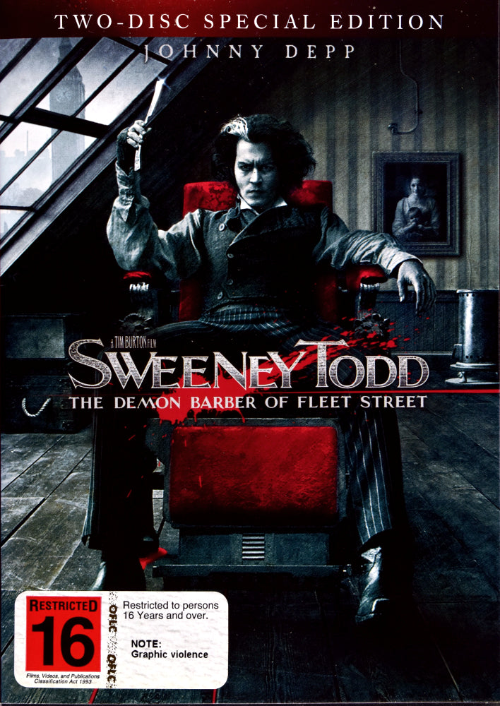 Sweeney Todd: The Demon Barber of Fleet Street - 2007 (DVD)
