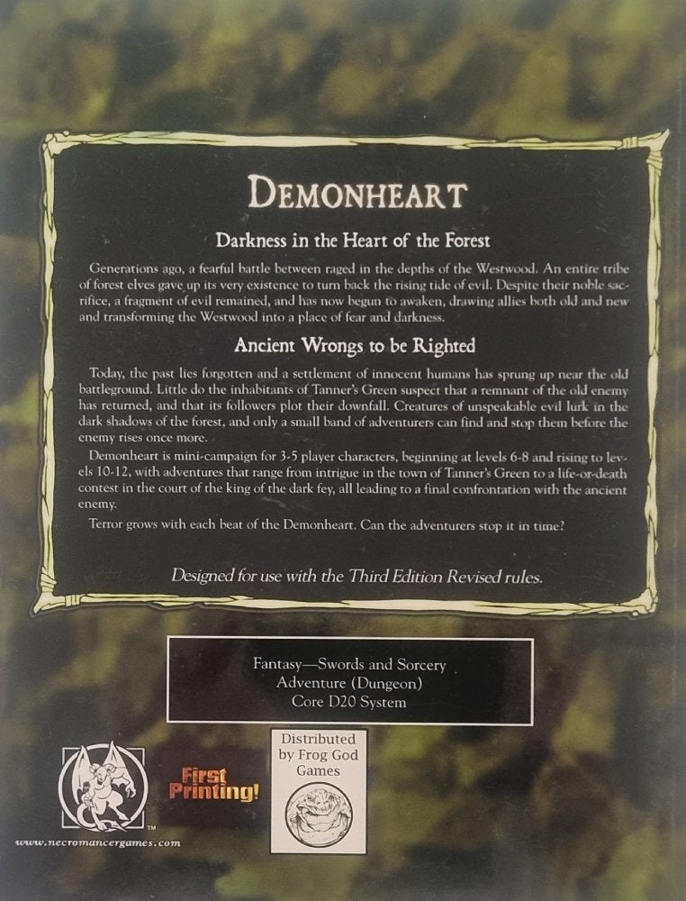 Sword & Sorcery: Demonheart (D20 System) K10 - Vinyl Kitchen