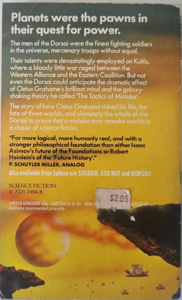 Tactics of Mistake - Gordon R. Dickson - Vinyl Kitchen