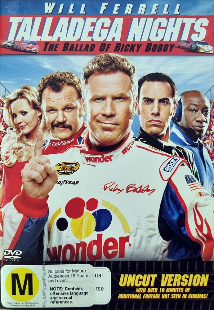 Talladega Nights - The Ballad of Ricky Bobby - 2006 (DVD) - Vinyl Kitchen