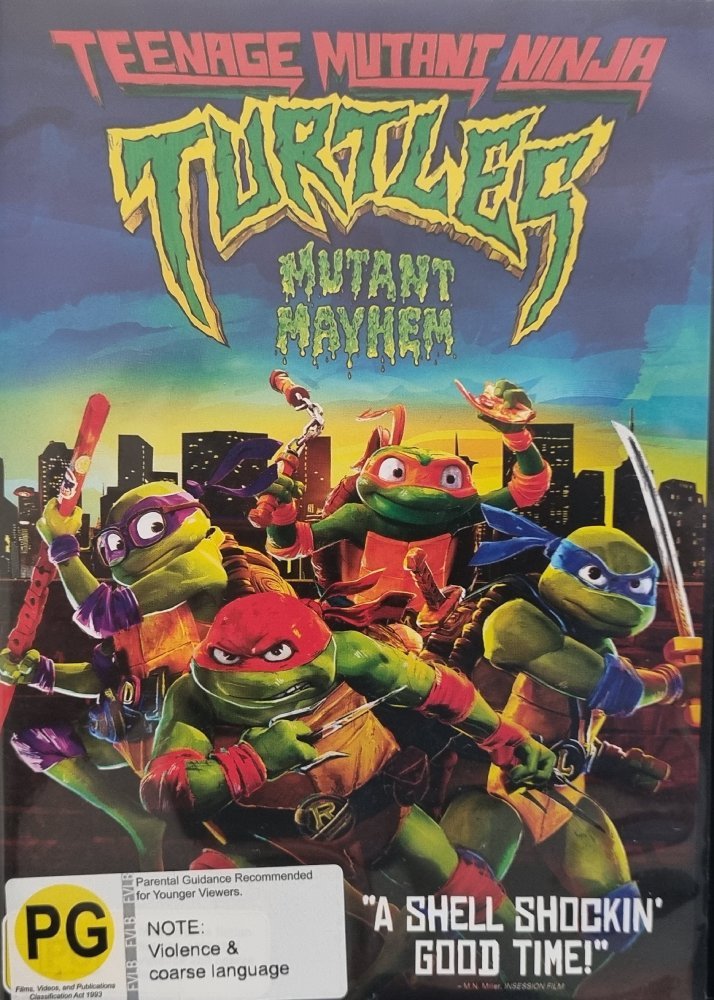 Teenage Mutant Ninja Turtles - Mutant Mayhem (DVD) - Vinyl Kitchen