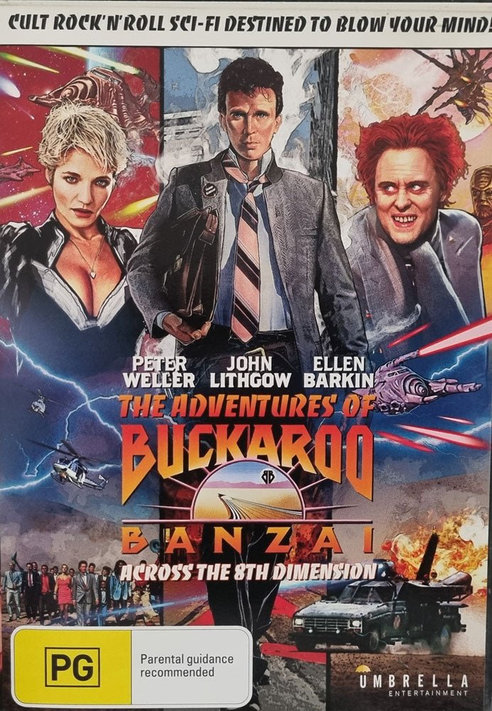 The Adventures of Buckaroo Banzai Across the 8th Dimension - 1984 (DVD) - Vinyl Kitchen