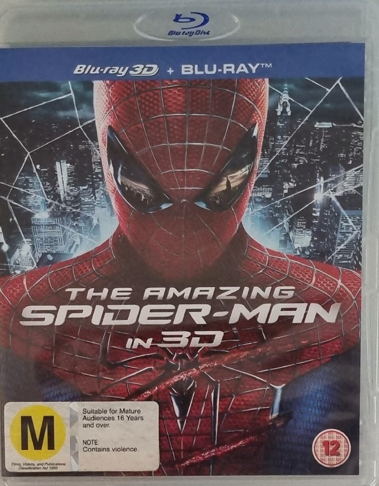 The Amazing Spider - man in 3D + 2D - 2012 (Blu Ray) - Vinyl Kitchen