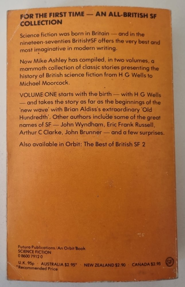 The Best of British SF 1 - Edited by Mike Ashley - Vinyl Kitchen