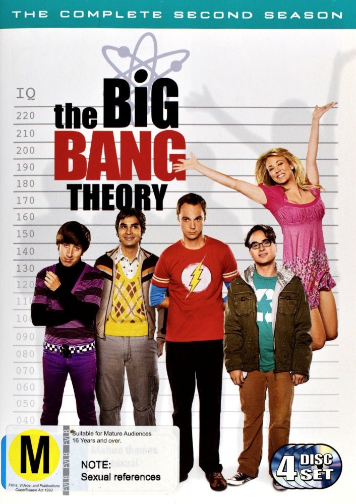 The Big Bang Theory: Season 2 - 2008 (DVD) - Vinyl Kitchen