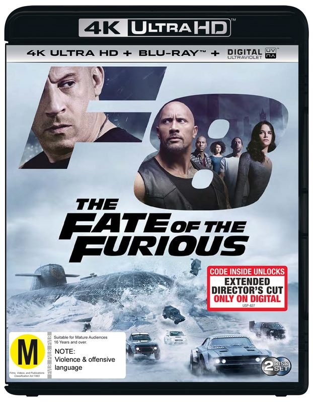 The Fate of the Furious (4K UHD) + Blu - ray - 2017 - Vinyl Kitchen