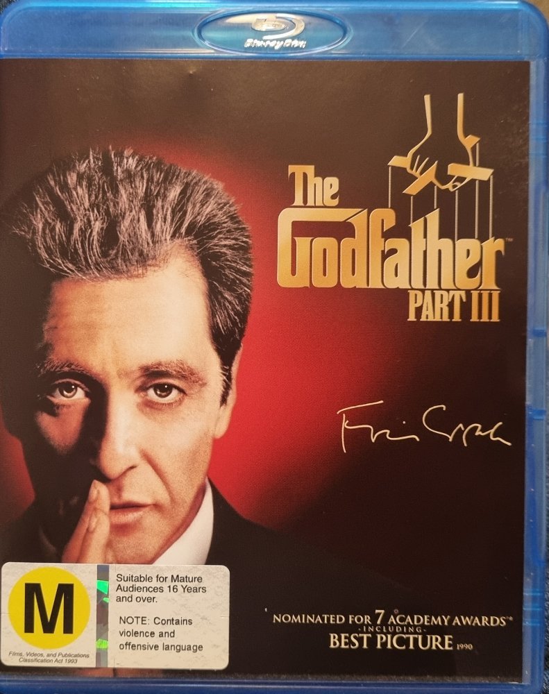 The Godfather Part 3 - 1990 (Blu Ray) - Vinyl Kitchen