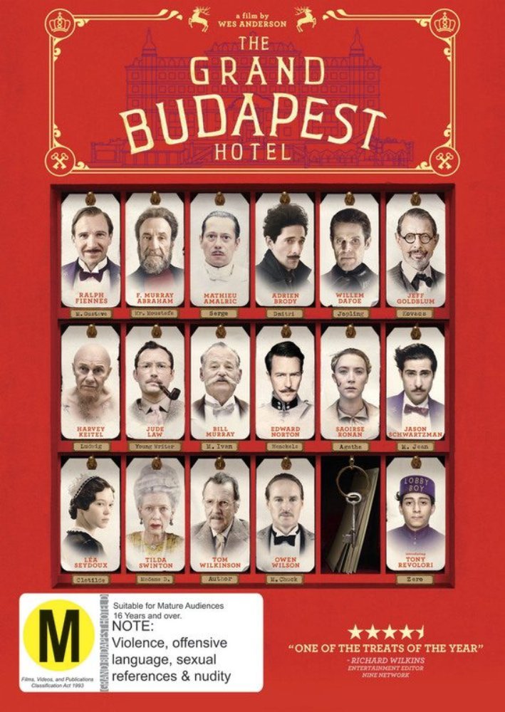 The Grand Budapest Hotel - 2014 (DVD) - Vinyl Kitchen