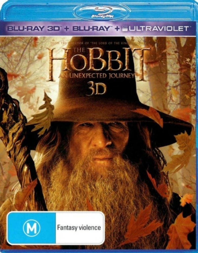 The Hobbit An Unexpected Journey 3D + 2D - 2012 (Blu Ray) - Vinyl Kitchen