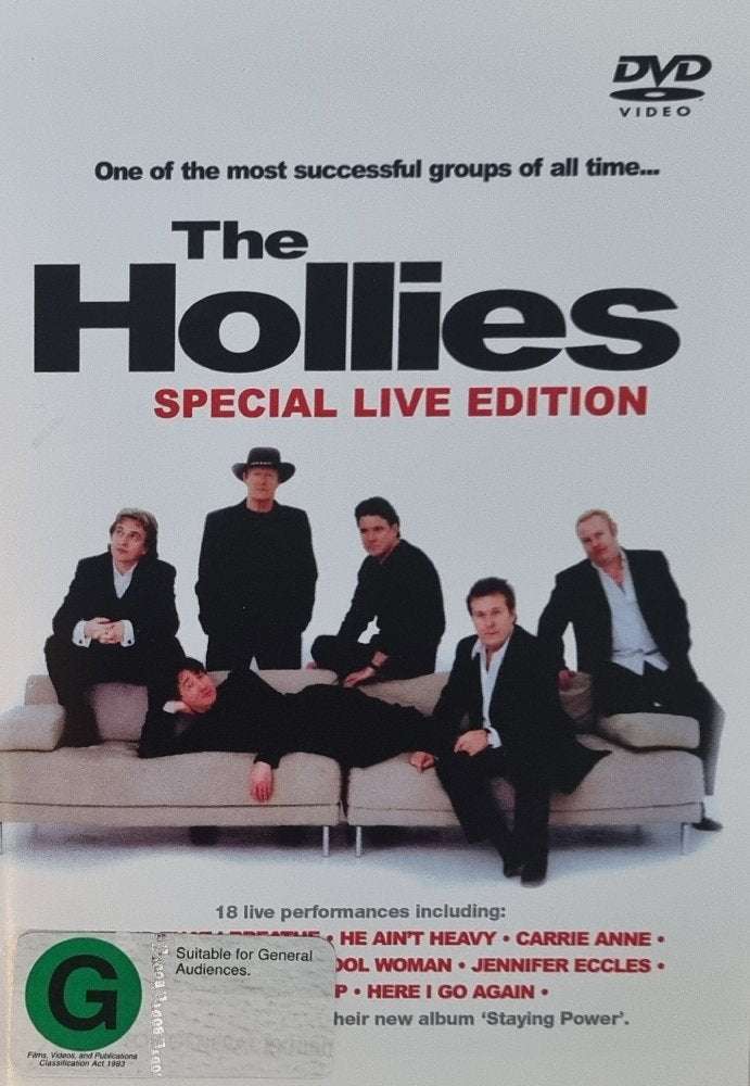 The Hollies - Special Live Edition (DVD) - Vinyl Kitchen