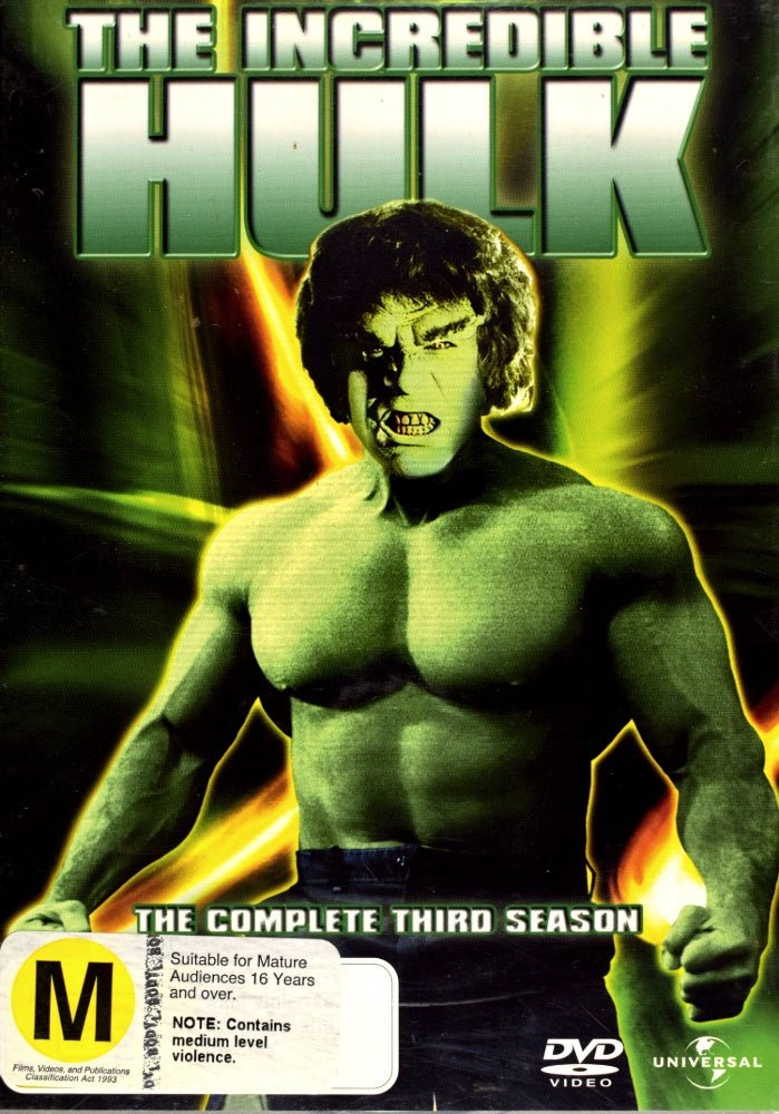 The Incredible Hulk: Season 3 - 1980 (DVD) - Vinyl Kitchen