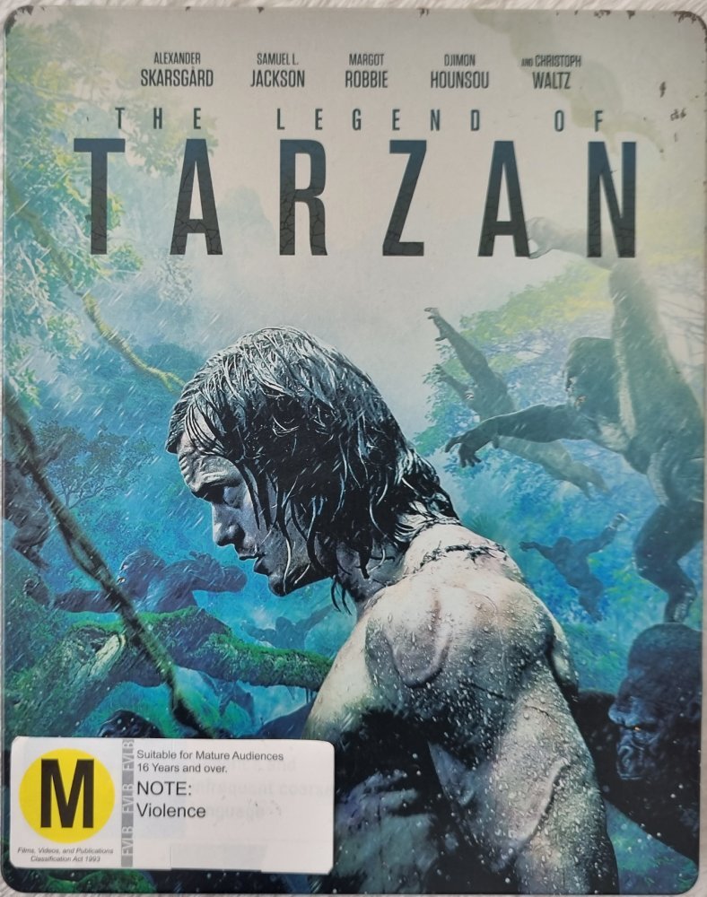 The Legend of Tarzan 3D + 2D Steelbook - 2016 (Blu Ray) - Vinyl Kitchen