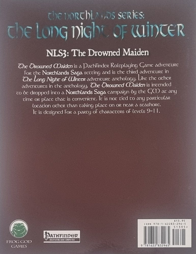 The Long Night of Winter - The Drowned Maiden (Pathfinder Module) - Vinyl Kitchen