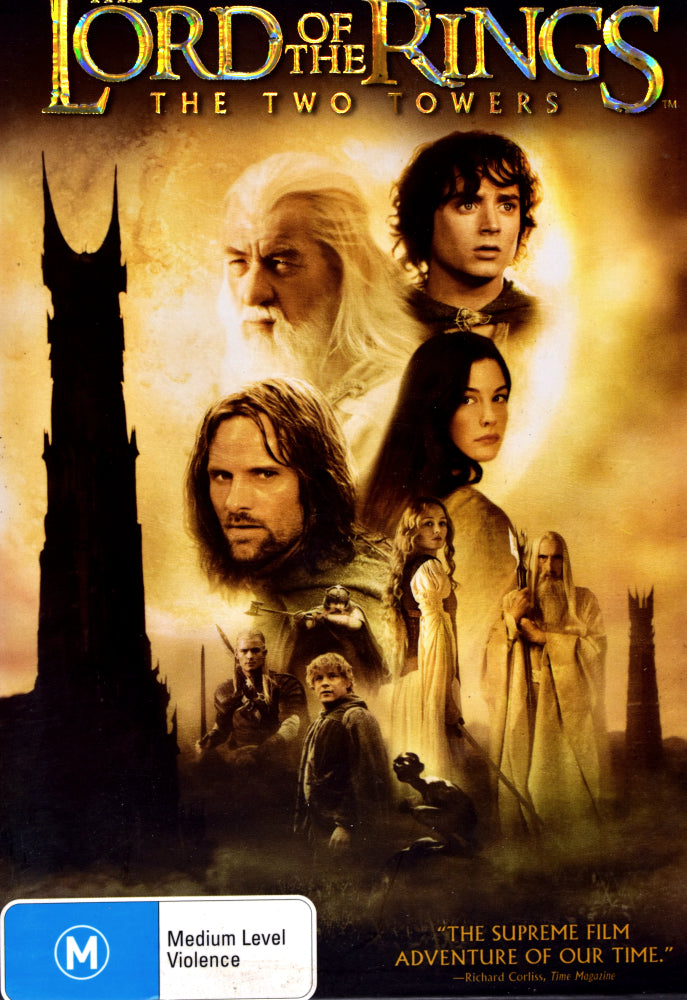 The Lord of the Rings: The Two Towers - 2002 (DVD)