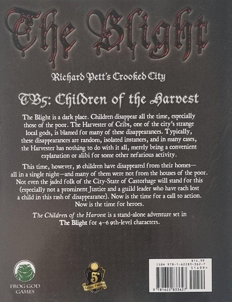 The Lost Lands: The Blight - Children of the Harvest: D&D Module (5e) - Vinyl Kitchen