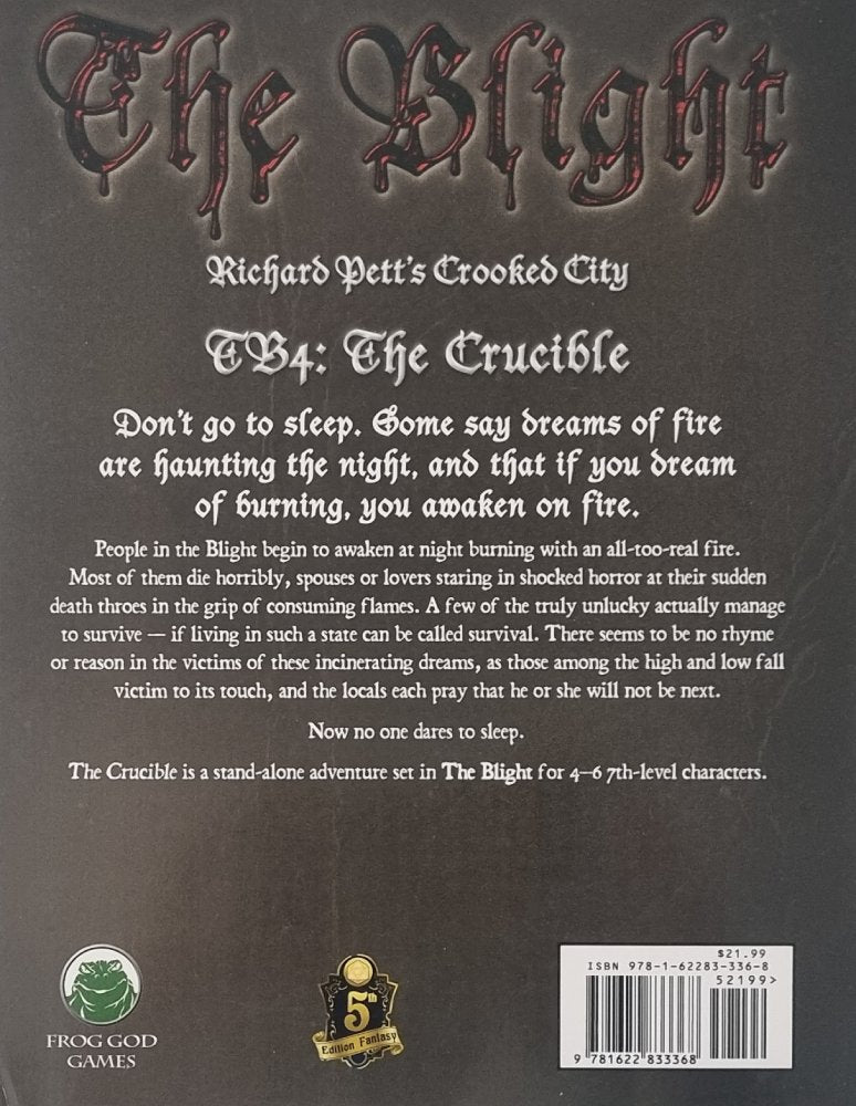 The Lost Lands: The Blight - The Crucible - D&D Module (5e) - Vinyl Kitchen