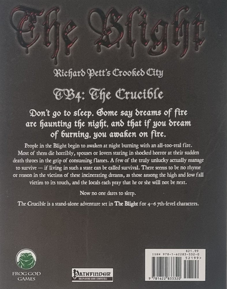 The Lost Lands: The Blight - The Crucible - Pathfinder Module - Vinyl Kitchen