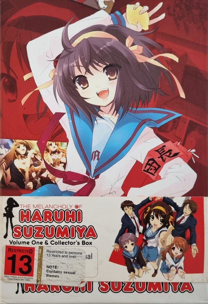 The Melancholy of Haruhi Suzumiya Vol 1 Collector's Box Set - 2006 (DVD) - Vinyl Kitchen